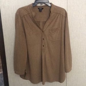 Intro Casual Elegance Suede Blouse